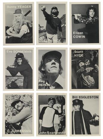 MIKE MANDEL (1950- ) Complete set of 134 Baseball Photographer Trading Cards.